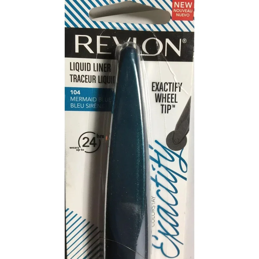Revlon Colorstay Exactify Wheel Tip Liquid Liner 104 Mermaid Blue 0.03 fl oz NEW